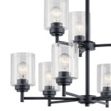 Kichler - 44031BK - Nine Light Chandelier - Winslow - Black