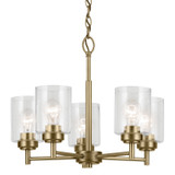 Kichler - 44030NBR - Five Light Chandelier - Winslow - Natural Brass
