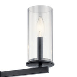 Kichler - 43999BK - Five Light Chandelier - Crosby - Black