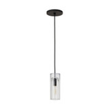Visual Comfort Modern - SLPD277CB - One Light Pendant - Horizon - Nightshade Black