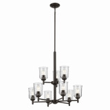 Kichler - 43672OZCLR - Nine Light Chandelier - Shailene - Olde Bronze