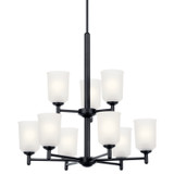 Kichler - 43672BK - Nine Light Chandelier - Shailene - Black