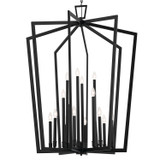 Kichler - 43499BK - 16 Light Foyer Pendant - Abbotswell - Black