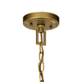 Kichler - 42499NBR - Three Light Pendant - Morrigan - Natural Brass