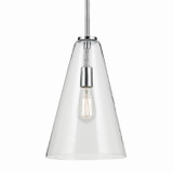 Kichler - 42199CH - One Light Pendant - Everly - Chrome