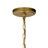 Kichler - 42139NBR - Six Light Foyer Chandelier - Voleta - Natural Brass