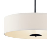 Kichler - 42121BK - Three Light Pendant/Semi Flush - Black