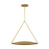 Visual Comfort Modern - PBPD35027NB/NB - LED Pendant - Cymbal - Natural Brass