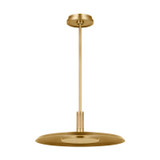 Visual Comfort Modern - AKPD17027NB - LED Pendant - Saucer - Natural Brass