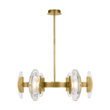 Visual Comfort Modern - 700WYT6MBR-LED927 - LED Chandelier - Wythe - Plated Brass