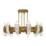 Visual Comfort Modern - 700WYT12BR-LED927 - LED Chandelier - Wythe - Plated Brass