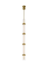 Visual Comfort Modern - 700TDWIT5R-LED930 - LED Pendant - Wit - Aged Brass