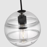 Visual Comfort Modern - 700TDSDNGPCB - One Light Pendant - Sedona - Nightshade Black