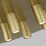 Visual Comfort Modern - 700TDPNT22NB-LED930-277 - LED Pendant - Ponte - Natural Brass