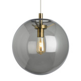 Visual Comfort Modern - 700TDPLNPKR - One Light Pendant - Palona - Aged Brass
