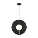 Visual Comfort Modern - 700TDOBLRGB - One Light Pendant - Orbel - Nightshade Black