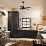 Kichler - 330241SBK - 42"Ceiling Fan - Lucian II - Satin Black