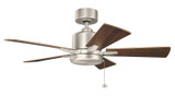 Kichler - 330241NI - 42"Ceiling Fan - Lucian II - Brushed Nickel