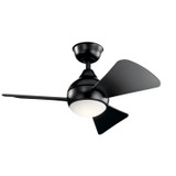 Kichler - 330150SBK - 34"Ceiling Fan - Sola - Satin Black