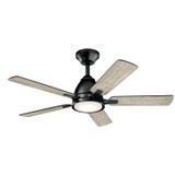 Kichler - 330090SBK - 44"Ceiling Fan - Arvada - Satin Black
