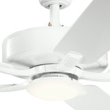Kichler - 330019MWH - 52"Ceiling Fan - Basics Pro Designer - Matte White