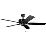 Kichler - 330018SBK - 52"Ceiling Fan - Basics Pro - Satin Black