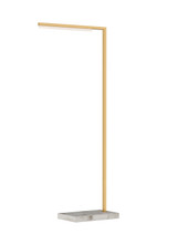Visual Comfort Modern - 700PRTKLE43NB-LED927 - LED Floor Lamp - Klee - Natural Brass/White Marble