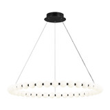 Visual Comfort Modern - 700OBT42B-LED927 - LED Chandelier - Orbet - Nightshade Black
