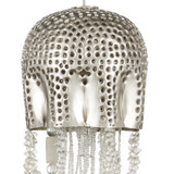 Currey and Company - 9000-1027 - Three Light Pendant - Medusa - Nickel