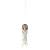 Currey and Company - 9000-1026 - One Light Pendant - Medusa - Nickel