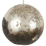 Currey and Company - 9000-1014 - Seven Light Pendant - Pathos - Antique Silver/Antique Gold/Matte Charcoal