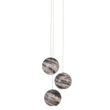 Currey and Company - 9000-1006 - Three Light Pendant - Palatino - Earth with Speckles