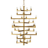 Currey and Company - 9000-0919 - 36 Light Chandelier - Andre - Brass
