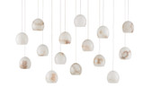 Currey and Company - 9000-0899 - 15 Light Pendant - Lazio - White