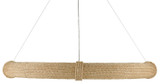 Currey and Company - 9000-0805 - 12 Light Chandelier - Portmeirion - Satin Black/Abaca Rope