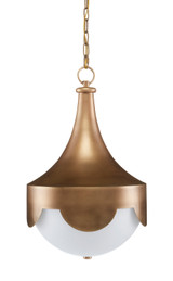 Currey and Company - 9000-0773 - LED Pendant - Pasha - Antique Brass
