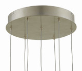 Currey and Company - 9000-0690 - Seven Light Pendant - Pepper - Nickel