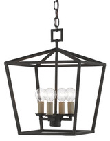 Currey and Company - 9000-0456 - Four Light Lantern - Denison - Mole Black