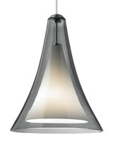 Visual Comfort Modern - 700MOMLPKS - One Light Pendant - Melrose - Satin Nickel