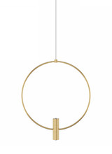 Visual Comfort Modern - 700MOLAY13NB-LED930 - LED Pendant - Layla - Natural Brass