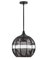 Hinkley - 19677BK - LED Pendant - Maddox - Black