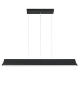 Visual Comfort Modern - 700LSZHN49B-LED277 - LED Linear Suspension - Zhane - Black Rubberized