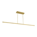 Visual Comfort Modern - 700LSSTG72NB-LED927 - LED Linear Suspension - Stagger - Natural Brass
