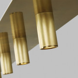 Visual Comfort Modern - 700LSPNT50NB-LED930-277 - LED Linear Suspension - Ponte - Natural Brass