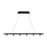 Visual Comfort Modern - 700LSPNT50B-LED930 - LED Linear Suspension - Ponte - Nightshade Black
