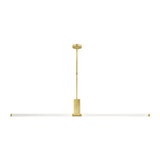 Visual Comfort Modern - 700LSPHB68NB-LED927 - LED Linear Suspension - Phobos - Natural Brass