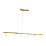 Visual Comfort Modern - 700LSESF60NB-LED927 - LED Linear Suspension - Esfera - Natural Brass
