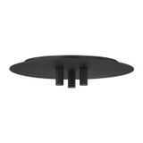 Visual Comfort Modern - 700FMPNT16B-LED930 - LED Flush Mount - Ponte - Nightshade Black