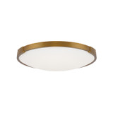Visual Comfort Modern - 700FMLNC13A-LED927 - LED Flush Mount - Lance - Aged Brass