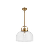 Alora - PD461101AG - One Light Pendant - Lancaster - Aged Gold